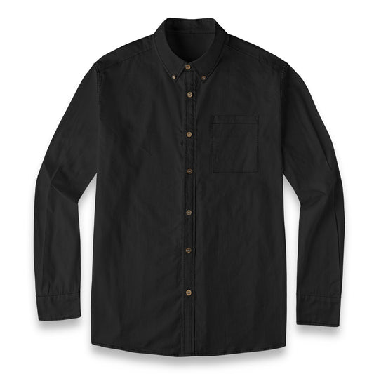 Urban Men's Casual Lapel Long Sleeve Cotton Shirt | Minimalist Streetwear | Craftklart
