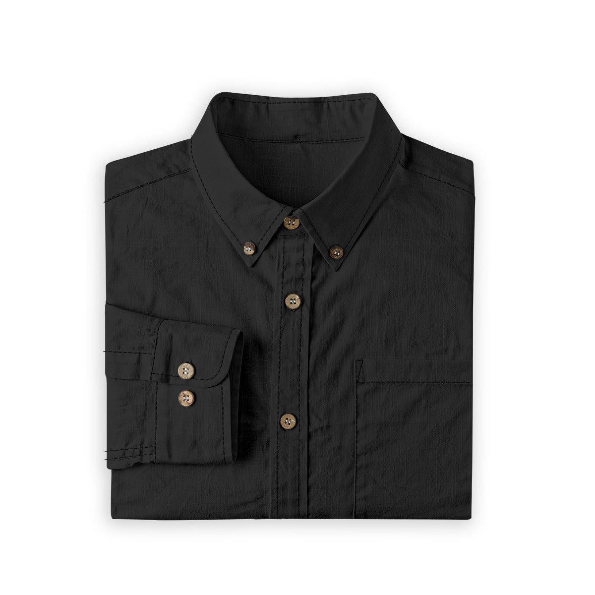 Urban Men's Casual Lapel Long Sleeve Cotton Shirt | Minimalist Streetwear | Craftklart