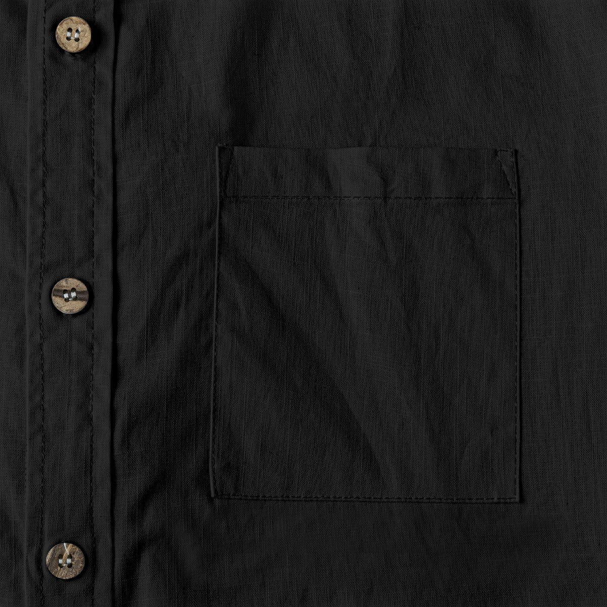 White Urban Zombie men's casual long sleeve shirt with lapel, made from 125 GSM cotton, by Yoycol.