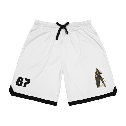 Craftklart Basketball Rib Shorts Knight (AOP) - Premium All Over Prints from Craftklart - Just $44.95! Shop now at Craftklart