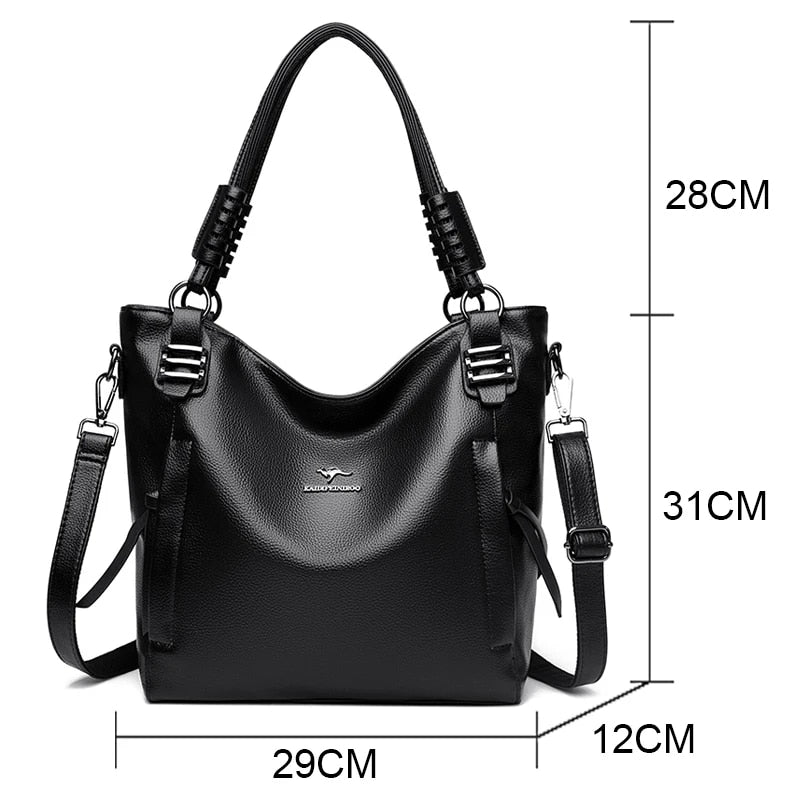 Women's Luxury Soft Genuine Leather Handbag - Premium Handbags from Craftklart Dropship - Just $24.08! Shop now at Craftklart.store