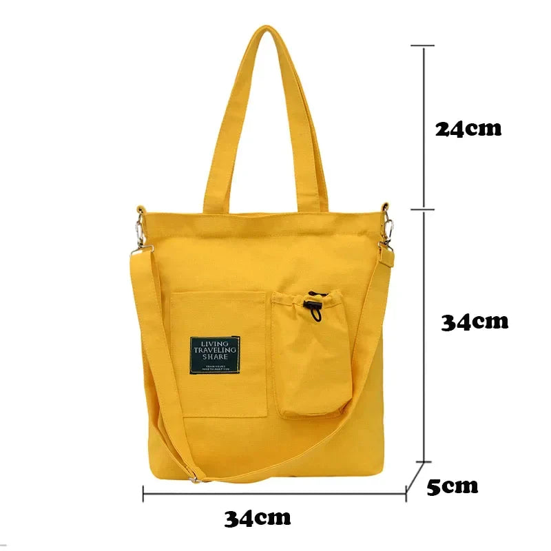 Women Reusable Eco Canvas New Design Zipper Shopping Bags - Premium Bags from Craftklart Dropship - Just $9.85! Shop now at Craftklart.store