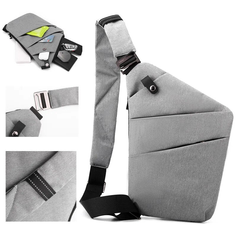 Men's Ultra Thin Anti-Theft Small Chest Bag Mini Cross Body - Premium Bags from Craftklart Dropship - Just $9.75! Shop now at Craftklart.store